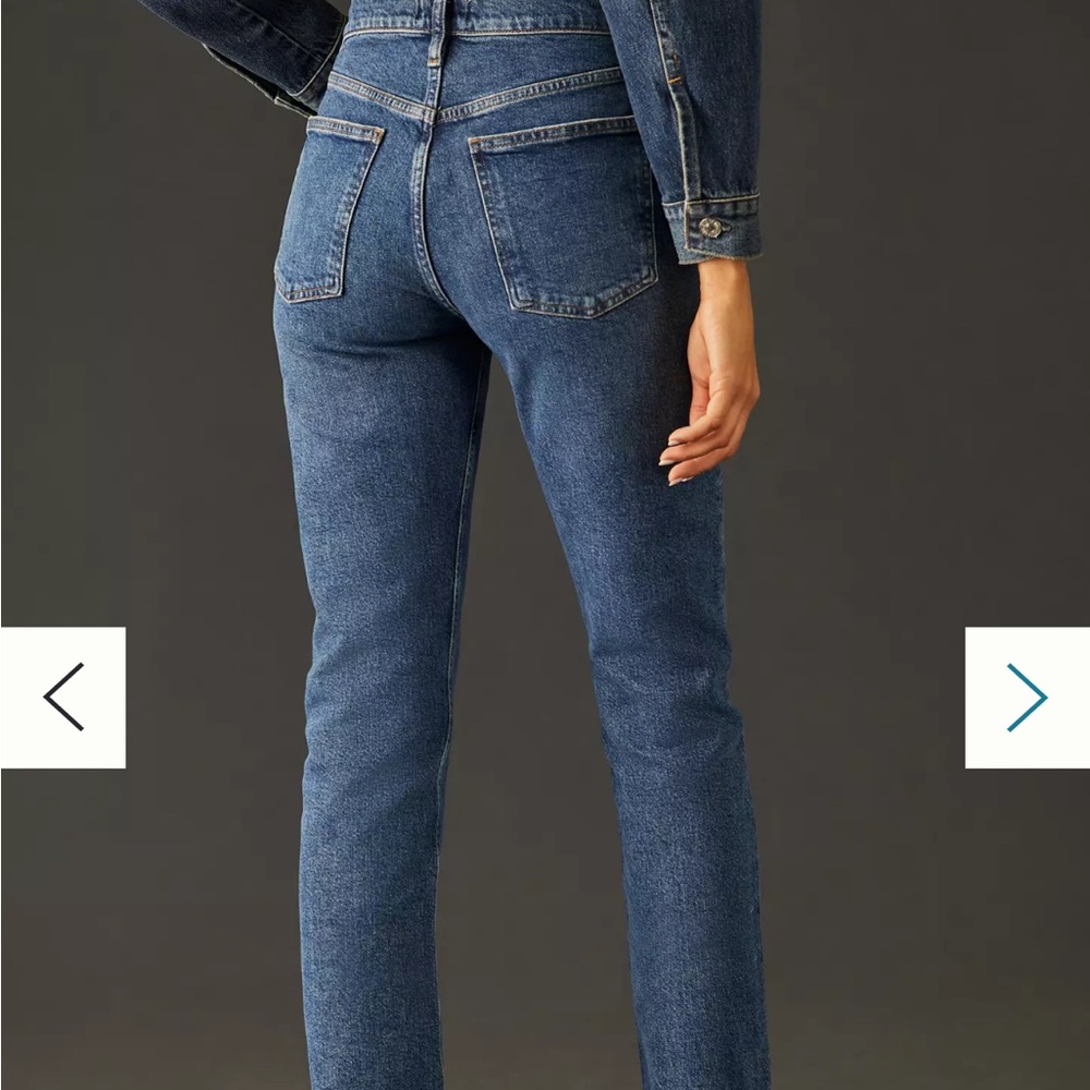 Agolde Women's Straight Leg Jeans in Blue - Picture 8 of 14